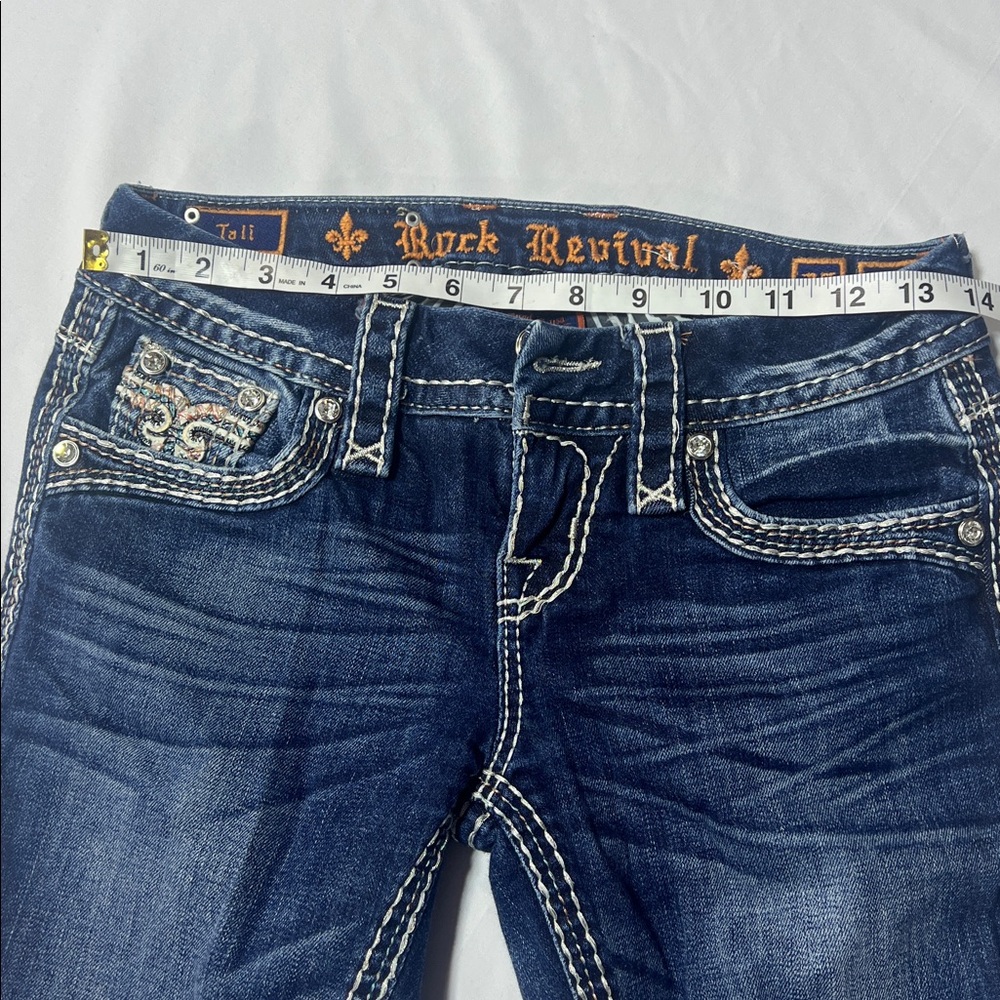 Rock revival women’s Tali bootcut jeans size 25x33 Y2K - Picture 7 of 11